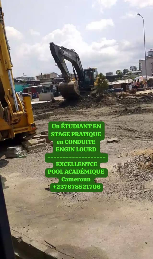 STAGE PRATIQUE INTENSIVE EN CONDUITE D'ENGINS LOURDS