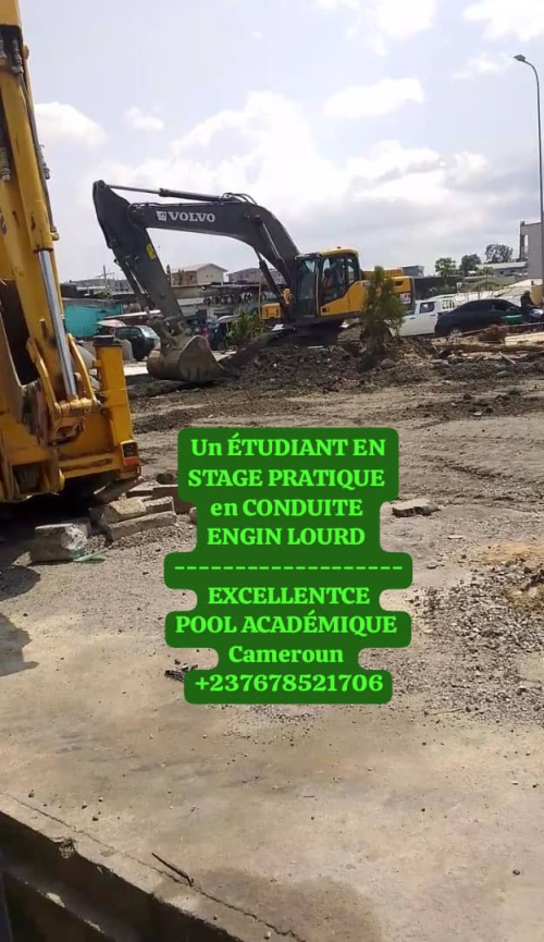 STAGE PRATIQUE INTENSIVE EN CONDUITE D'ENGINS LOURDS