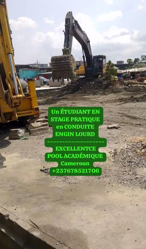 STAGE PRATIQUE INTENSIVE EN CONDUITE D'ENGINS LOURDS