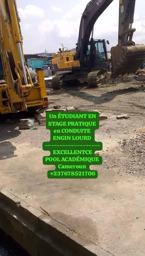 STAGE PRATIQUE INTENSIVE EN CONDUITE D'ENGINS LOURDS