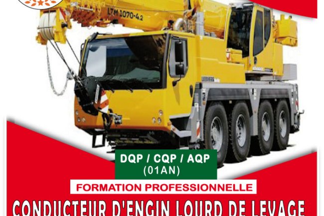CONDUITE D'ENGIN LOURD GRUE SUR PNEUS
