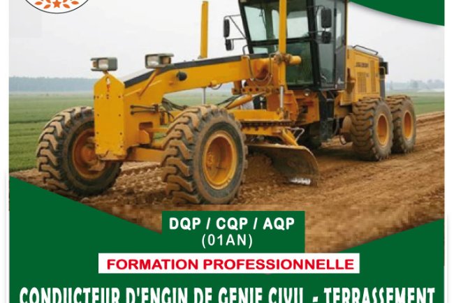 CONDUITE ENGIN LOURD - NIVELEUSE