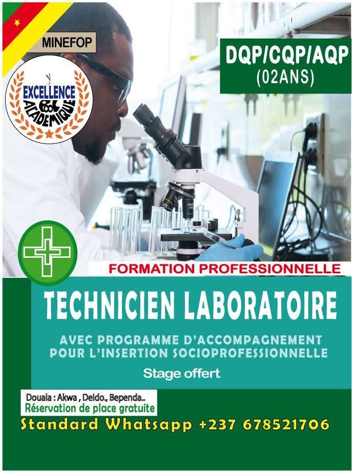 ASSISTANT TECHNICIEN DE LABORATOIRE D'ANALYSE MÉDICALE